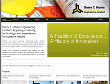 Tablet Screenshot of kthengineering.com